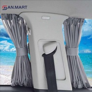 AN.MART 2pcs Car UV Protection Sun Shade Curtains Sides Window Visor Mesh Cover Shield MY