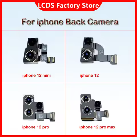 Tested Back Camera For iPhone 11 12 Pro 11 12 13 Pro Max MINI Back Camera Rear Main Camera For iPhon