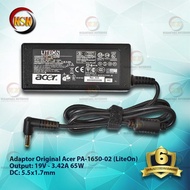 Original Acer 19V - 3.42 Charger Adapter DC 5.5 Lite ona