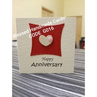Handmade mini Card - Anniversary card