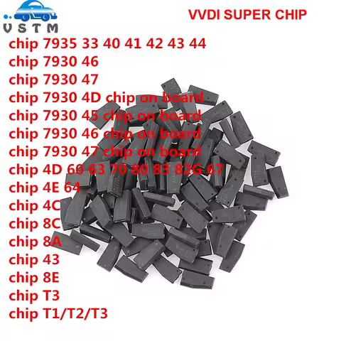 1-50pcs Xhorse VVDI Super Chip Transponder for ID46/4D/4C/8C/8A/T3/For H chip for VVDI2 VVDI Key Too
