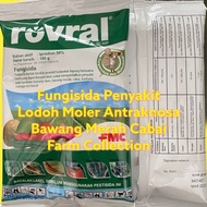 ROVRAL 50WP 100gram Fungisida Lodoh Moler Antraknosa Bawang Merah