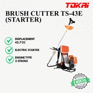 Tokai TS-43E Mesin Rumput Starter Elektrik (Electric Start) 2-Stroke Murah dan Heavy Duty