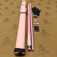 คิวพูลสีชมพู สำหรับเล่นเก้าเบล 9-Ball ส่งแรงได้ดี ถนัดมือ ส่งเร็ว 24 ชั่วโมงในไทย