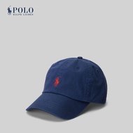 Polo Ralph Lauren หมวกผู้ชาย Cotton Chino Baseball Cap รุ่น MAPOHGS0J421237 สีน้ำเงิน