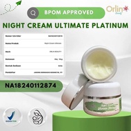 Krim malam Platinum/pembersih wajah flek bandel orlin beauty skincare menghilangkan flek bandel 60ml