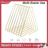 henye-sg 01 Book Rack  Retractable Stand Display for Offices Bedrooms Coffee Shops(Gold)