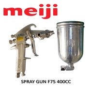 Meiji Spray Gun Spet Cat F75 Tabung Atas 400ML Alat Semprot Cat High Quality Nozzle 1.5mm termurah
