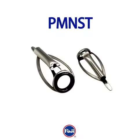 Original Fuji Top Tip PMNST SIC Ring Polished Sliver White 1Pcs for Salt Water Spinning and Casting 