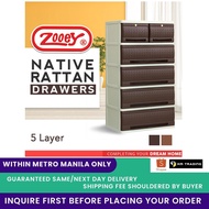 Zooey Native Rattan Drawers/Cabinet  (Metro Manila only SF C/O Buyer)