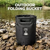 Outdoor Folding Water Bucket 15L/20L Portable Camping Water Bag Large Capacity Leakproof Container