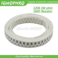 100PCS 1206 SMD Resistor 1% resistance 1M ohm chip resistor 0.25W 1/4W 105 IGMOPNRQ