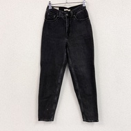 Levi's 黑色牛仔褲，拉鍊門襟，黑色，W25 碼，古著