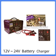 MP 12V ~ 24V HEAVY DUTY PORTABLE CAR BATTERY CHARGER ISSI-20 / 12V-24V PENGECAS BATERI KERETA ISSI-2