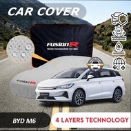 Byd M6 Car Cover Fusion R 4 Layer/ Layer Waterproof Outdoor