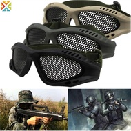 Mesh Airsoft Tactical Safety Goggles Glasses Face Eye Protection Mask