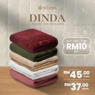 Sultera WHITE - Bath Towel Sultera Tuala Mandi Baginda Hotel Towel Tuala Hotel Ready Stock