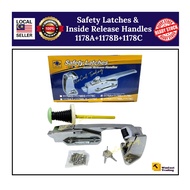 SAFETY LATCHES & INSIDE RELEASE HANDLES / DOOR HANDLE FOR FREEZER COLDROOM CHILLER 1178A+1178B+1178C