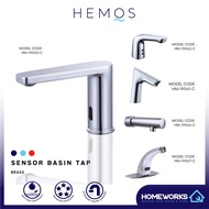 HEMOS BATHROOM FAUCET AUTOMATIC TOUCHLESS SENSOR COLD WATER BASIN TAP CHROME HM-19061-C