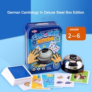 Halli Galli Game Board Game 2-6 Player Cards Game With Metal Bell Board Card Game For