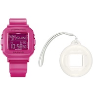 5Cgo CASIO BABY-G Series  BGD-10K-4 ladies electronic watch A sophisticated digital watch and case charm set【shipped from Taiwan】