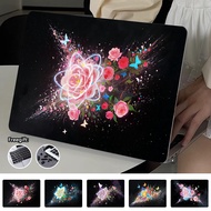 Romantic Bouquet Print Case for 2025 Macbook Air M4 A3240 A3241 Pro14 M4 A3112 A3401 Pro13.3 M2 M1 A