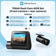 70mai Dash Cam A510 HD Sudut Lebar Wide Angle Built-In GPS Terbina Dalam ADAS System 4G Remote Vehic