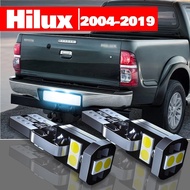 38R For Toyota Hilux 2004-2019 Accessories 2pcs LED License Plate Light 2007 2008 2009 2010 20 3ui