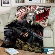 Rich 3D Dollar Euro Money Pattern Blanket,Soft Throw Blanket for Home Bedroom Bed Sofa Picnic Travel