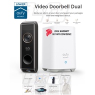 Eufy 2K Video Doorbell Dual Camera (Battery Powered) Wireless Dual Motion Package Detection Face Rec