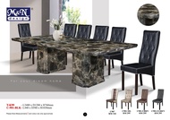 SERIES 9 TK-99 C-901-BLK 1+10 Seater Grade A Italy Marble Dining Set With High Quality Turkey Fabric