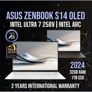 ASUS ZENBOOK S14 OLED UX5406SA | 3K 14" OLED 16:10 120Hz | Intel Ultra 7 258V | 32GB RAM & 1TB SSD |