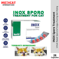 Inox Sporo Treatment | Rawatan Sporo Kucing & Anjing (Full Box - 28 Capsules)