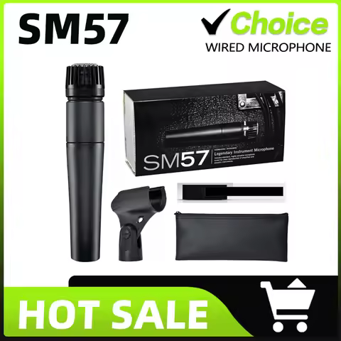 SM57 Dynamic Instrument Microphone Professional Quality and Versatility for Live Performances and Re