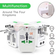 International Travel Adaptor All-In-One Adaptor Worldwide AU-EU-UK-US Plug Travel Adaptor
