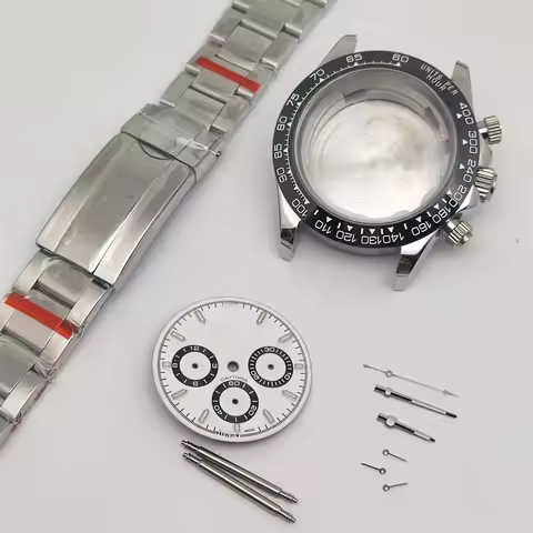 M126500LN Parts Tripods 40mm Watch Case Set 29.8mm Dial for 3836 Movement Hilegu Parts HL00200939 R 