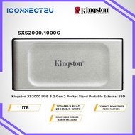 Kingston XS2000 USB 3.2 Gen 2 Pocket Sized Portable External SSD (SXS2000/1000G)