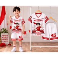 17 AGUSTUN 1945 VIRAL CHILDREN'S JERSEY MADE FROM MILANO BUAY MATERIAL FOR CHILDREN AGED 2-9 YEARS