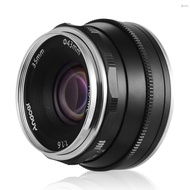 Toho Andoer 35mm F1.6 Manual Focus Lens Large Aperture Compatible with Fujifilm Fuji X-A1/X-A10/X-A2/X-A3/X-AT/X-M1/X-M2/X-T1/X-T10/X-T2/X-T20/X-Pro1/X-Pro2/X-E1/X-E2/X-E2s FX-Mou