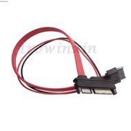 Optical Drive Adapter Cable 7+6 to 7+15 SATA Female Data Power Cable Optical Drive Turn Hard Drive I