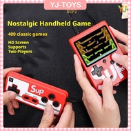 Sup Retro Old-fashioned Childhood Nostalgic Mini Handheld Game Console 400 in 1 Classic Doubles Game