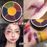 Injury Effect Oil Paint Simulation Injury Makeup Injury Makeup Six-Color Paint Palette Bruises Speci