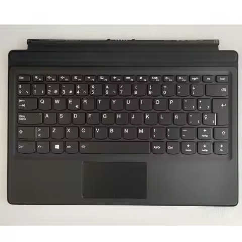 New SP Spanish Mini Base Folio Keyboard Case for Lenovo Ideapad Miix 520 -12IKB -12ISK Tablet (curre