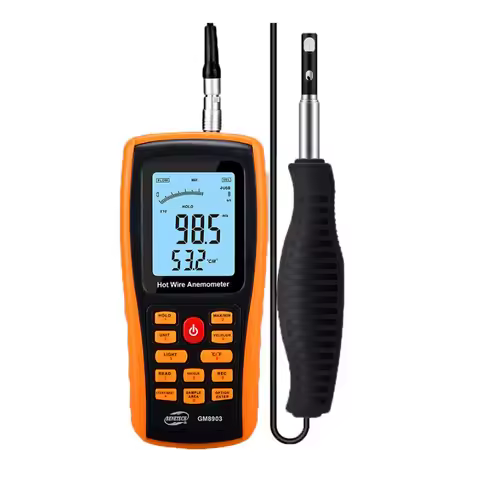 BENETECH GM8903 Measuring Instrumen Anemometer Digital Wind Speed Temperature Tester USB Interface 0
