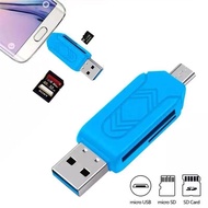 2-in-1 OTG Card Reader - Micro USB at TF/SD Adapter para sa Android Phone/Tablet