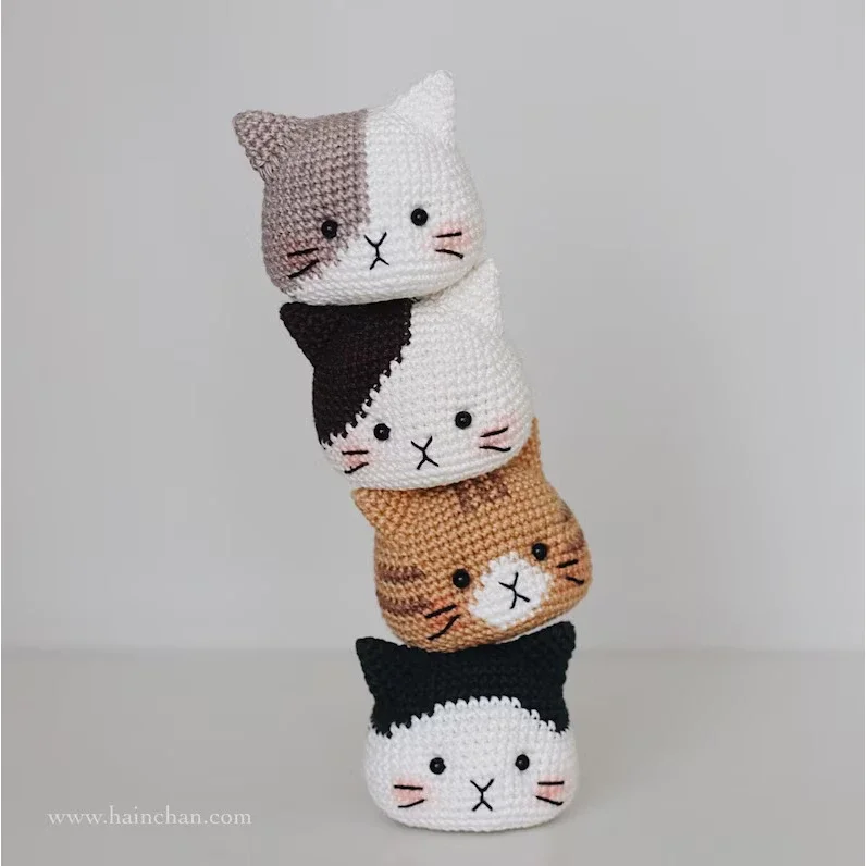 Boneka Rajut Kucing | Gantungan Kunci Rajut