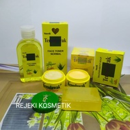 Temulawak new(R) Package 4in1 Day cream, Night, Soap,toner