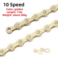 Mountain bike chain 9/10/11/12 speed 116L electroplating anti-rust ultra-light MTB chain road bike r