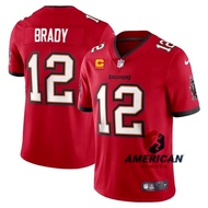 Men's Tampa Bay Pirates No. 11 Tom Brady Red American Football Limited jersey