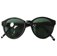 3.1 Phillip Lim 3.1 Phillip Lim LINDA FARROW CAT3 Boston 太陽眼鏡，黑/深綠色，50□18-143，日本製造，特殊訂單，二手。